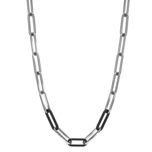 Collier Roestvrijstaal, Carbon 45-48 cm