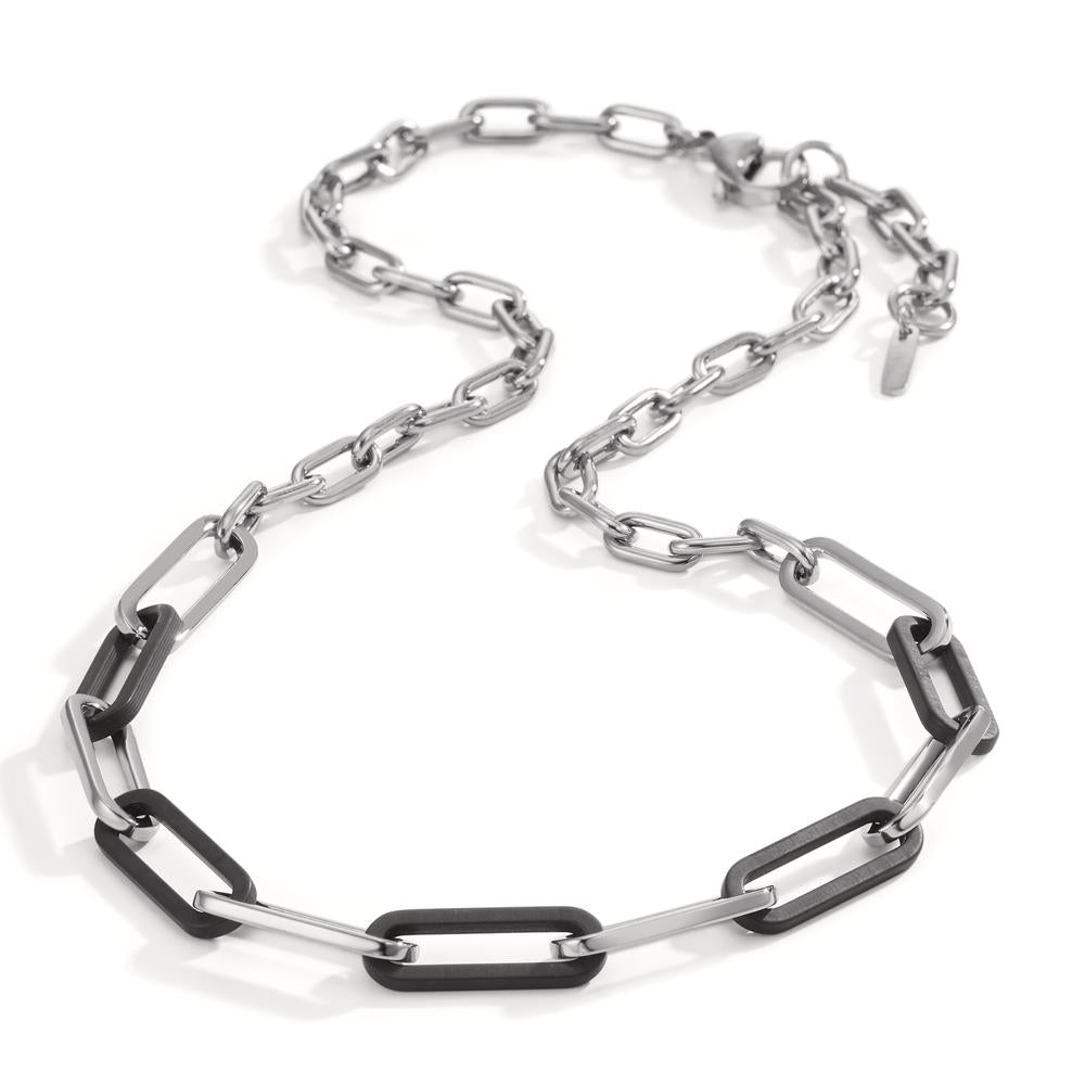 Collier Roestvrijstaal, Carbon 42-45 cm