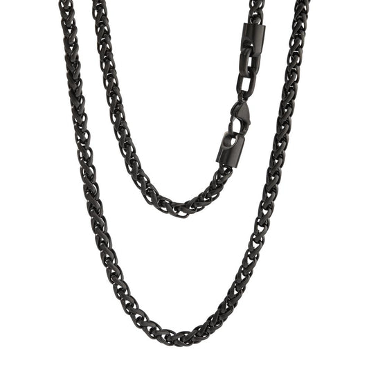 Collier Roestvrijstaal Zwart IP-gecoat 50 cm Ø4.5 mm