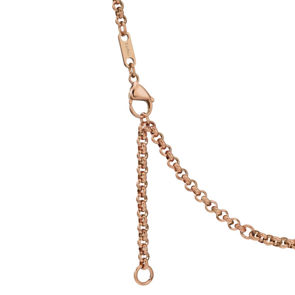 Collier Roestvrijstaal Rosé IP-gecoat 45-50 cm Ø4 mm