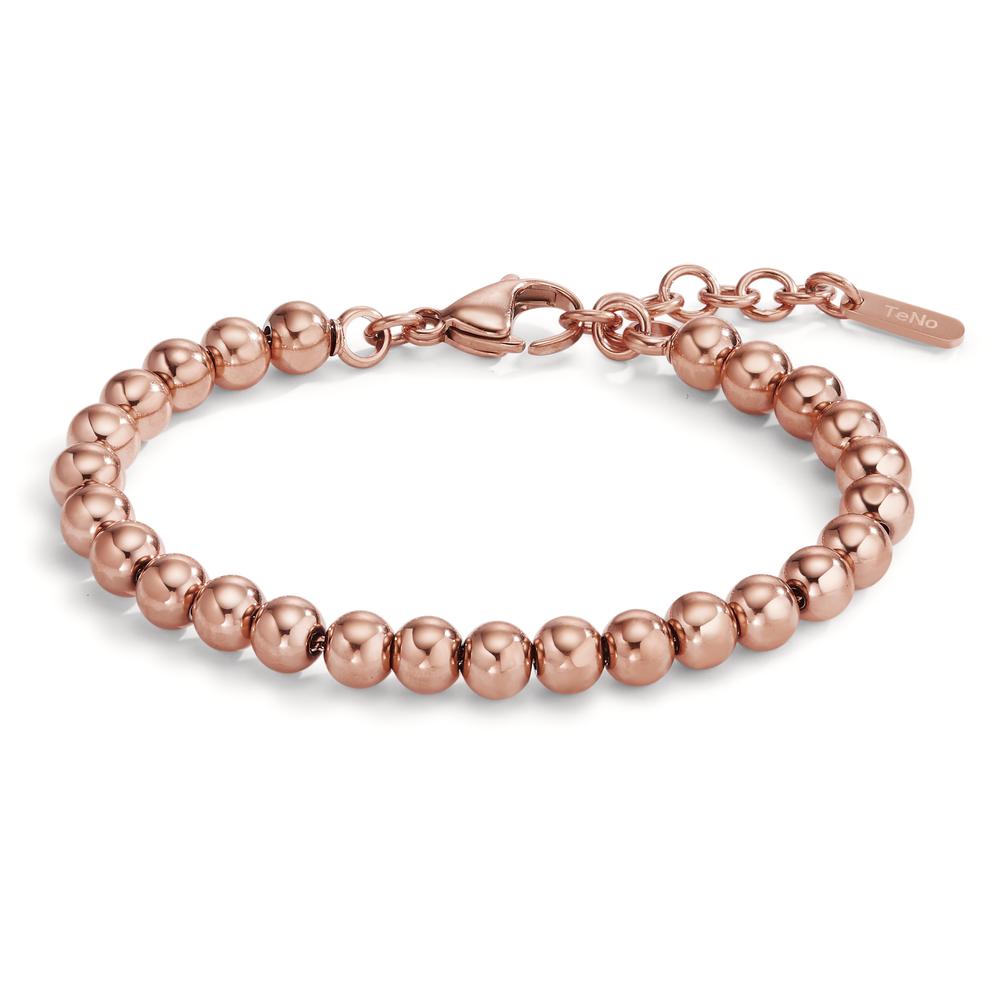 Armband Roestvrijstaal Rosé IP-gecoat 16.5-19.5 cm Ø6 mm