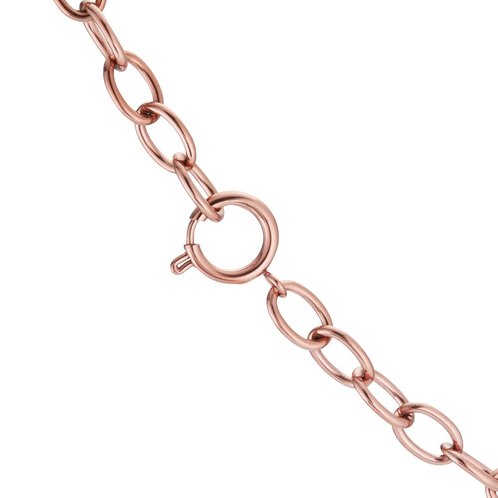 Collier Roestvrijstaal Rosé IP-gecoat 43-48 cm