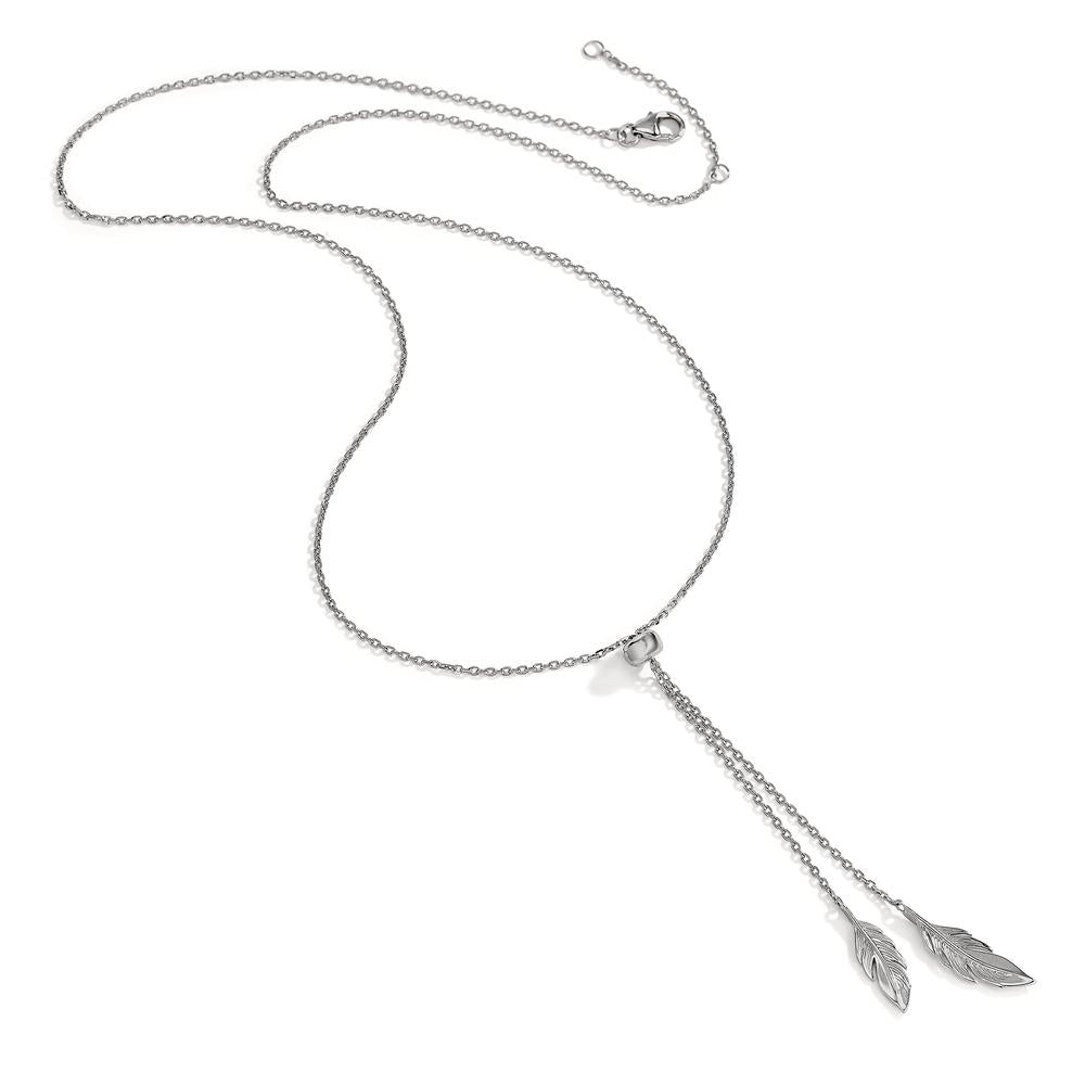 Collier Zilver Gerhodineerd Veer 41-45 cm