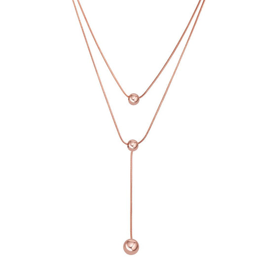 Collier Roestvrijstaal Rosé IP-gecoat 39-45 cm