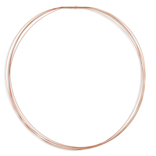 Collier Roestvrijstaal Rosé IP-gecoat 50 cm