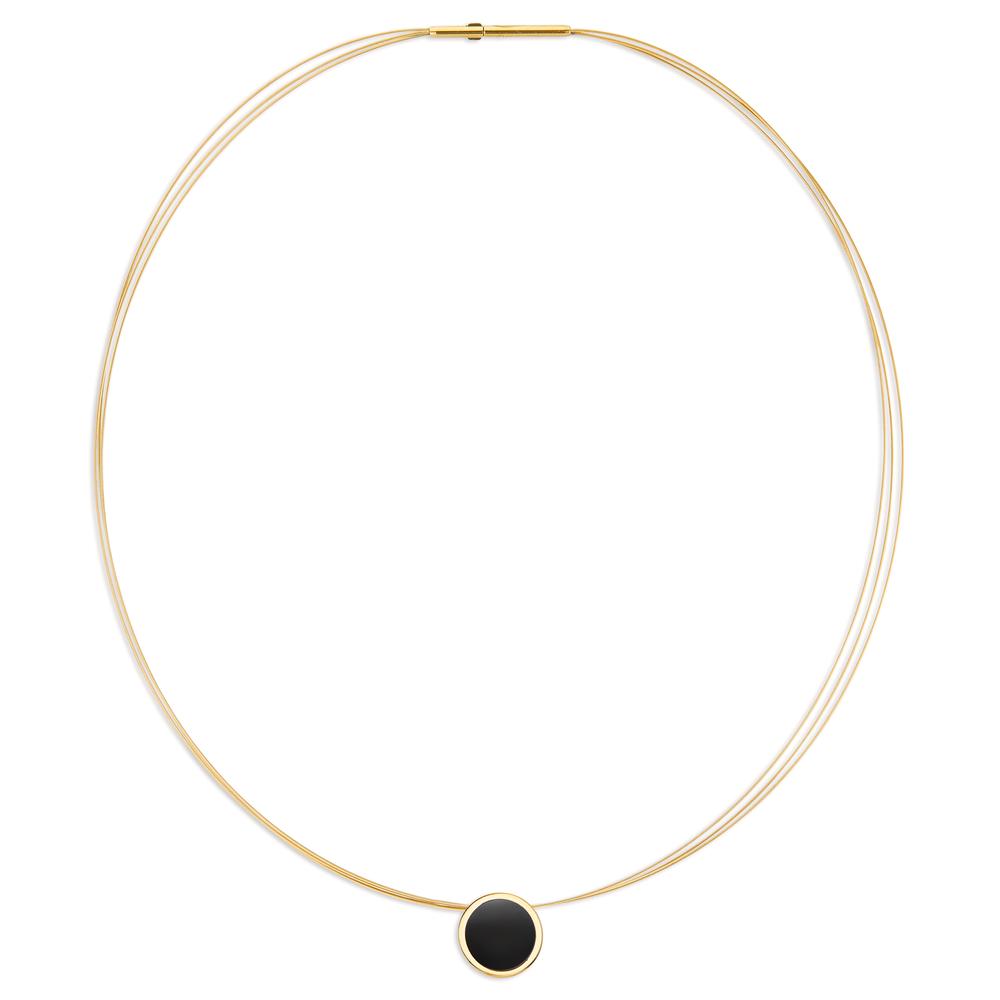 Collier Roestvrijstaal Geel IP-gecoat 42 cm Ø13 mm