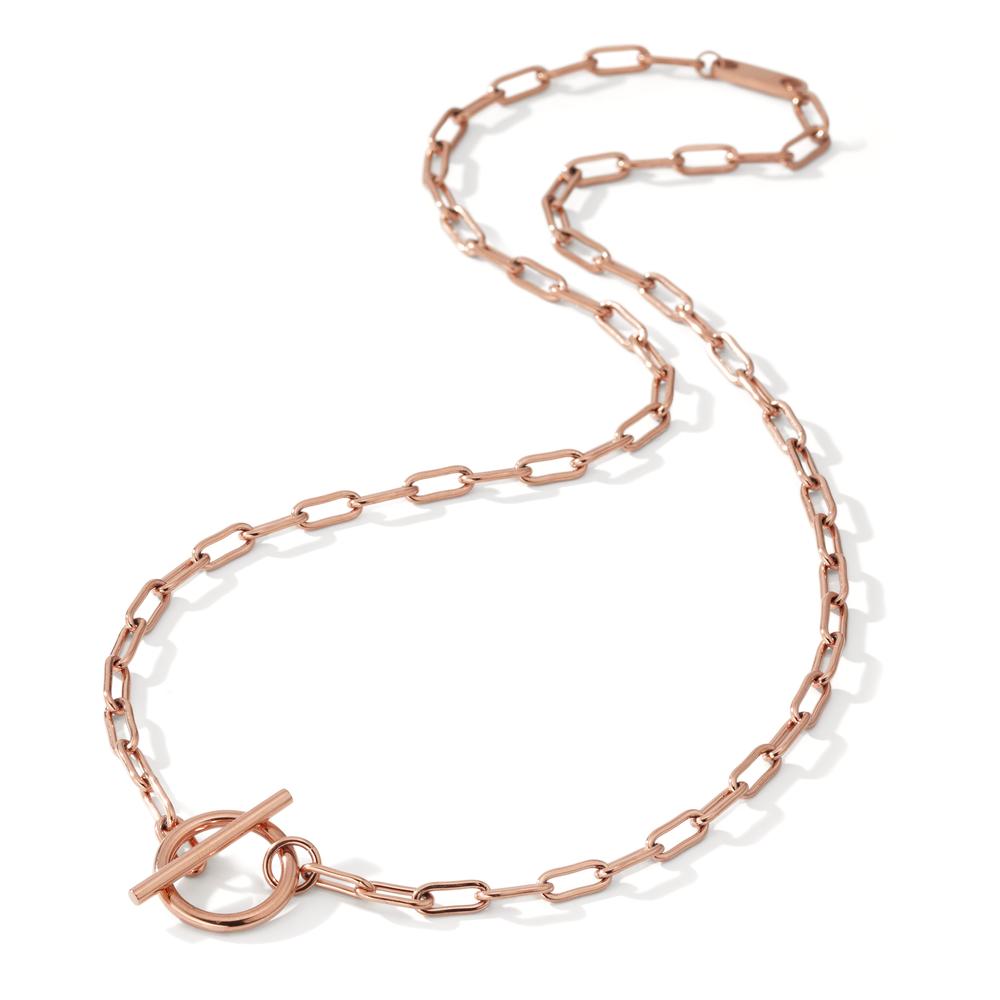 Collier Roestvrijstaal Rosé IP-gecoat 44 cm