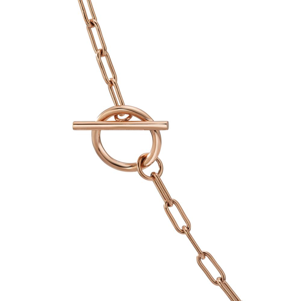 Collier Roestvrijstaal Rosé IP-gecoat 44 cm