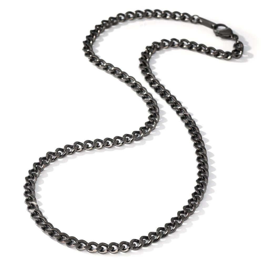 Collier Roestvrijstaal Grijs IP-gecoat 50-51 cm