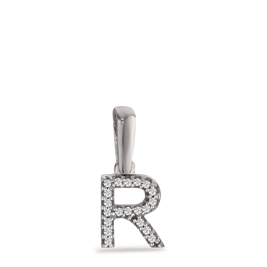 Hanger 585/14K witgoud Diamant 0.03 ct, w-si