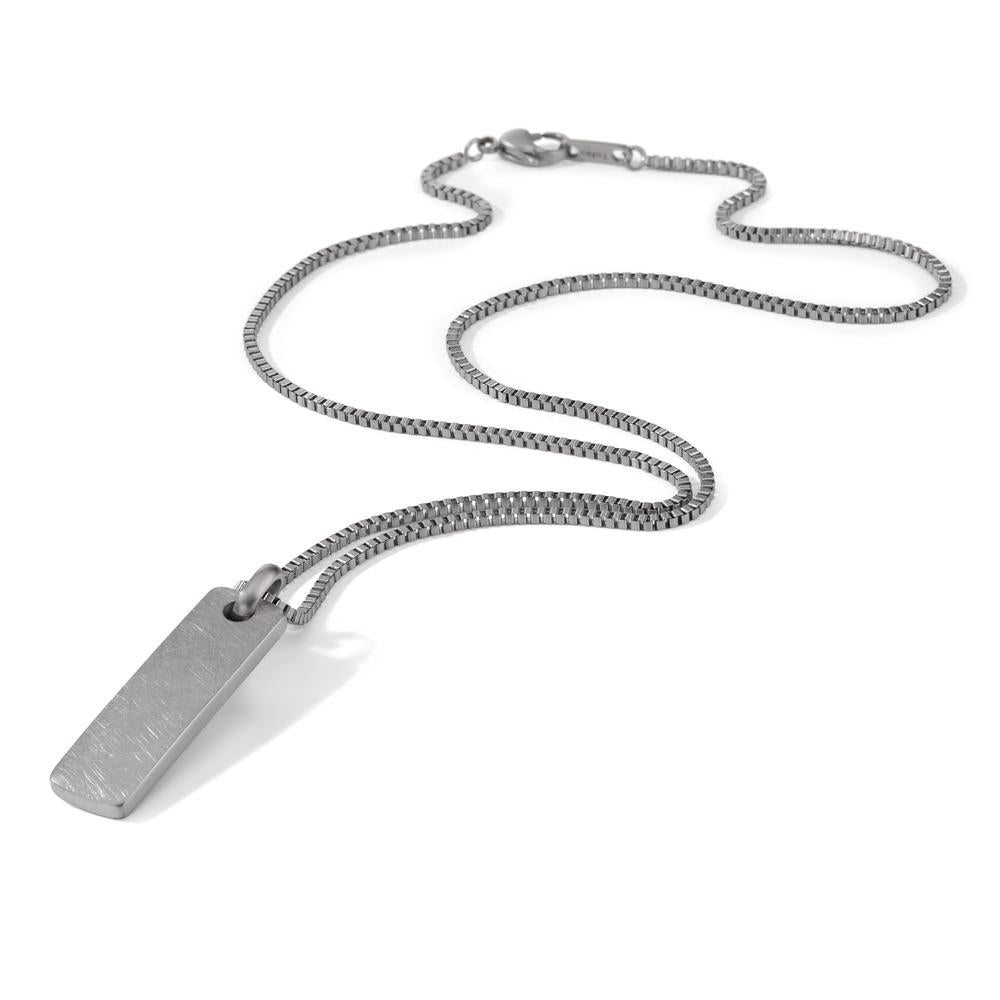 Collier met hanger Roestvrijstaal 60 cm