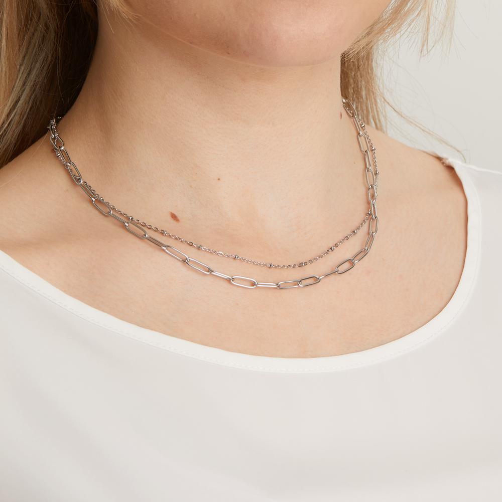 Collier Roestvrijstaal 43-46 cm