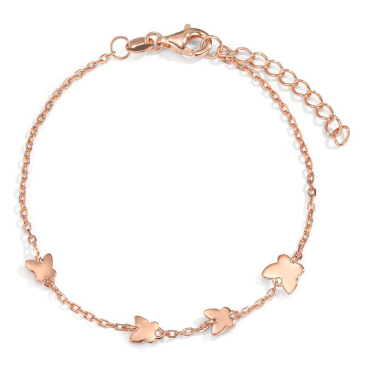 Armband Zilver Rosé Verguld Vlinder 16-19 cm