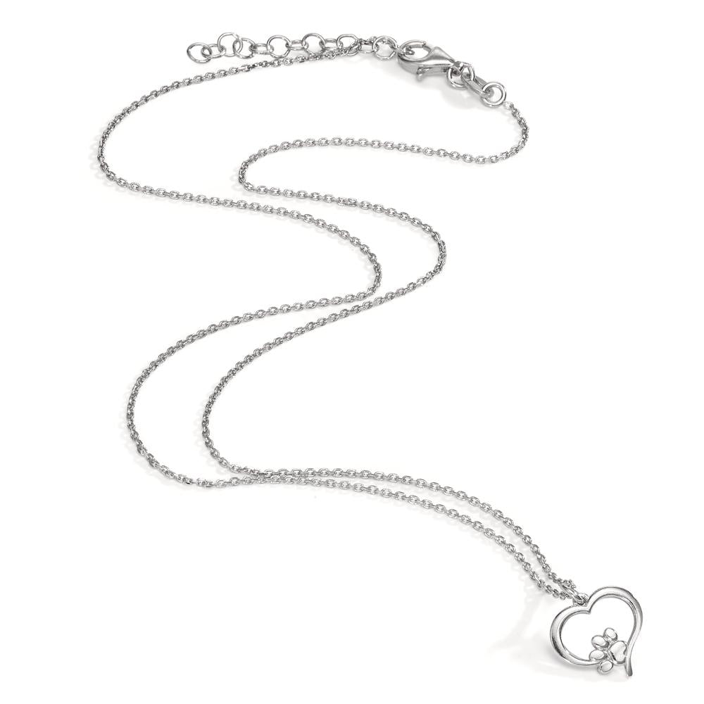 Collier Zilver Gerhodineerd Poot 42-45 cm