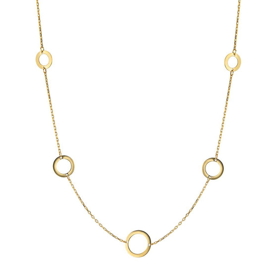 Collier 585/14K geel goud 42-45 cm