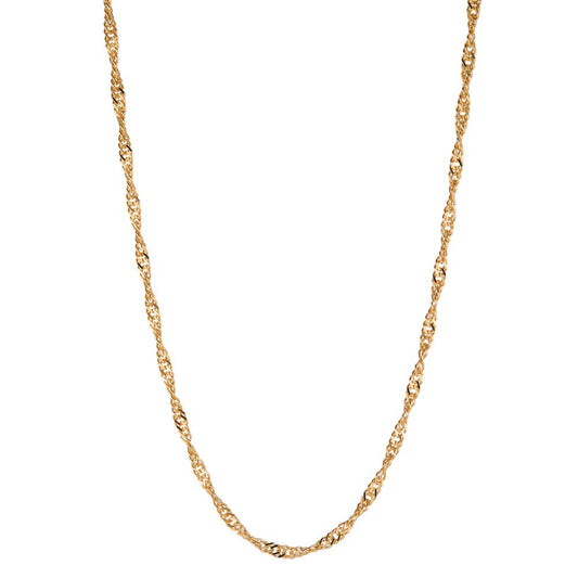 Collier 585/14K geel goud 42 cm Ø2.4 mm