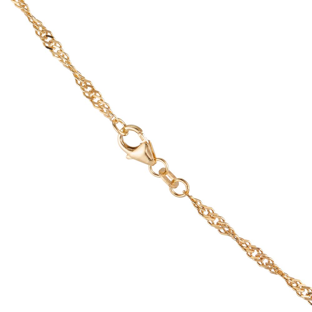 Collier 585/14K geel goud 42 cm Ø2.4 mm