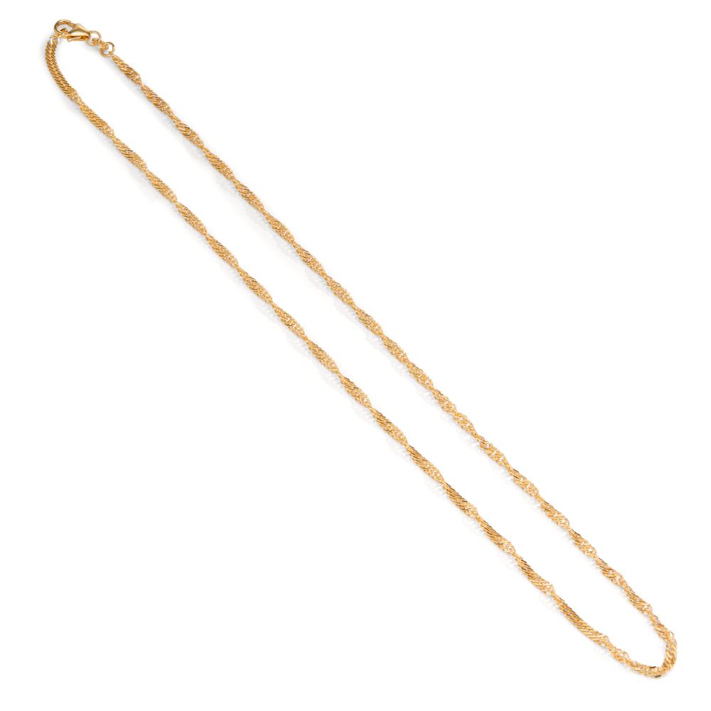 Collier 585/14K geel goud 42 cm Ø2.4 mm