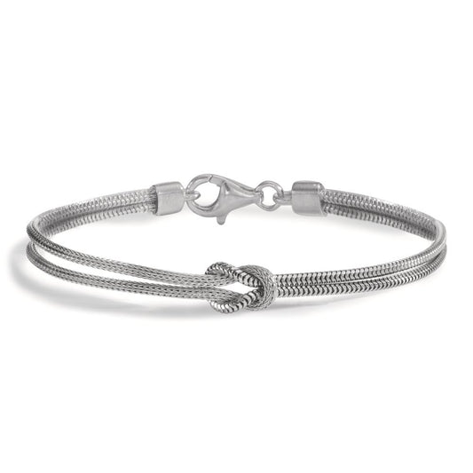 Armband Zilver Gerhodineerd Knooppunt 19 cm