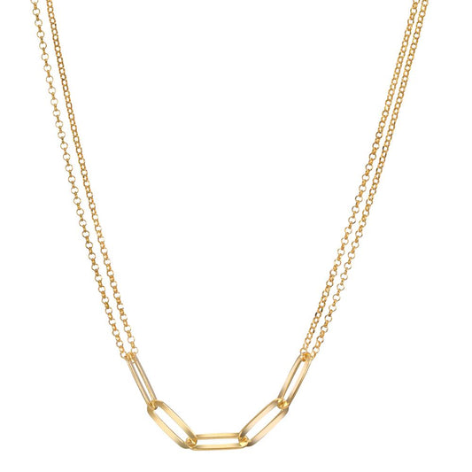 Collier Zilver Geel Verguld 42-45 cm