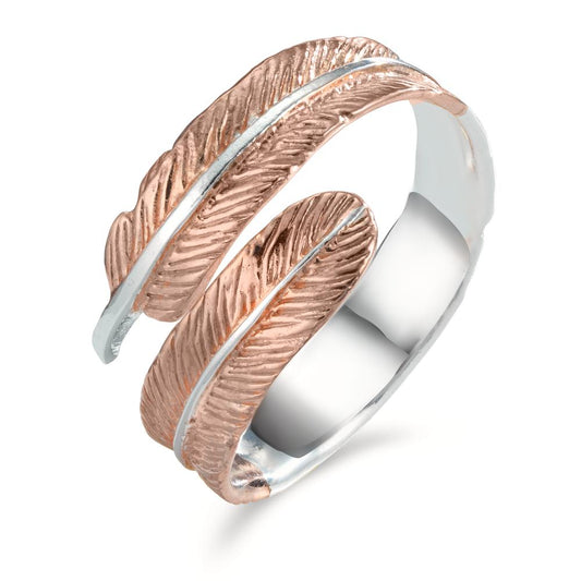 Ring Zilver Rosé Bi-color Veer