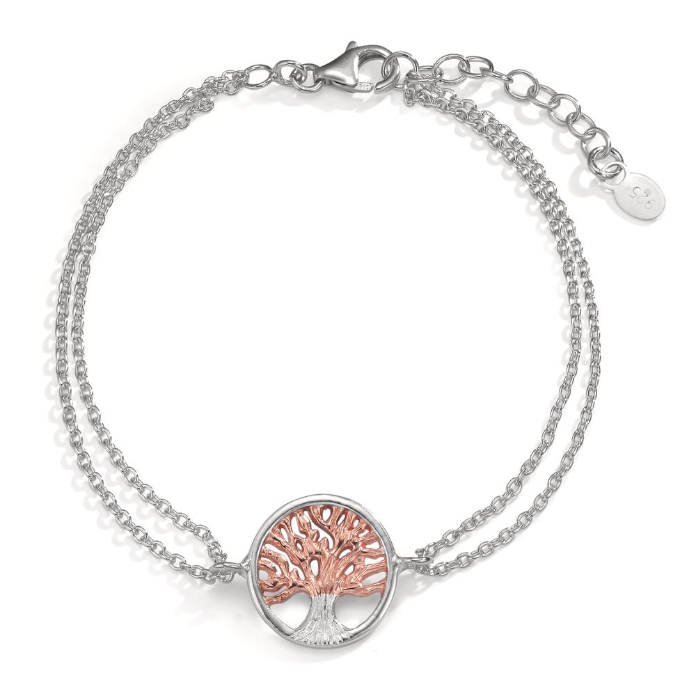 Armband Zilver Rosé Bi-color 17-20 cm