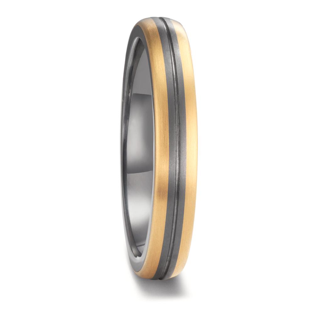 Partnerring 999 Tantaal, 750/18K geel goud