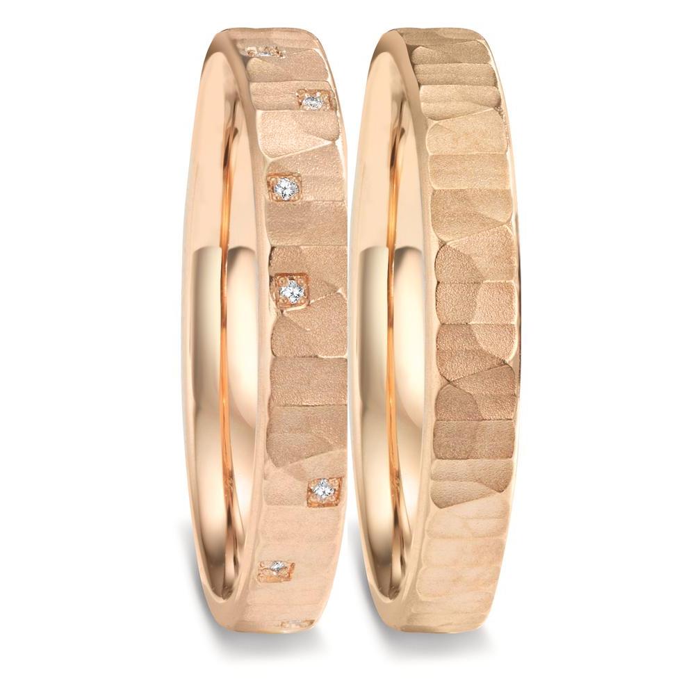 Partnerring 750/18K roségoud