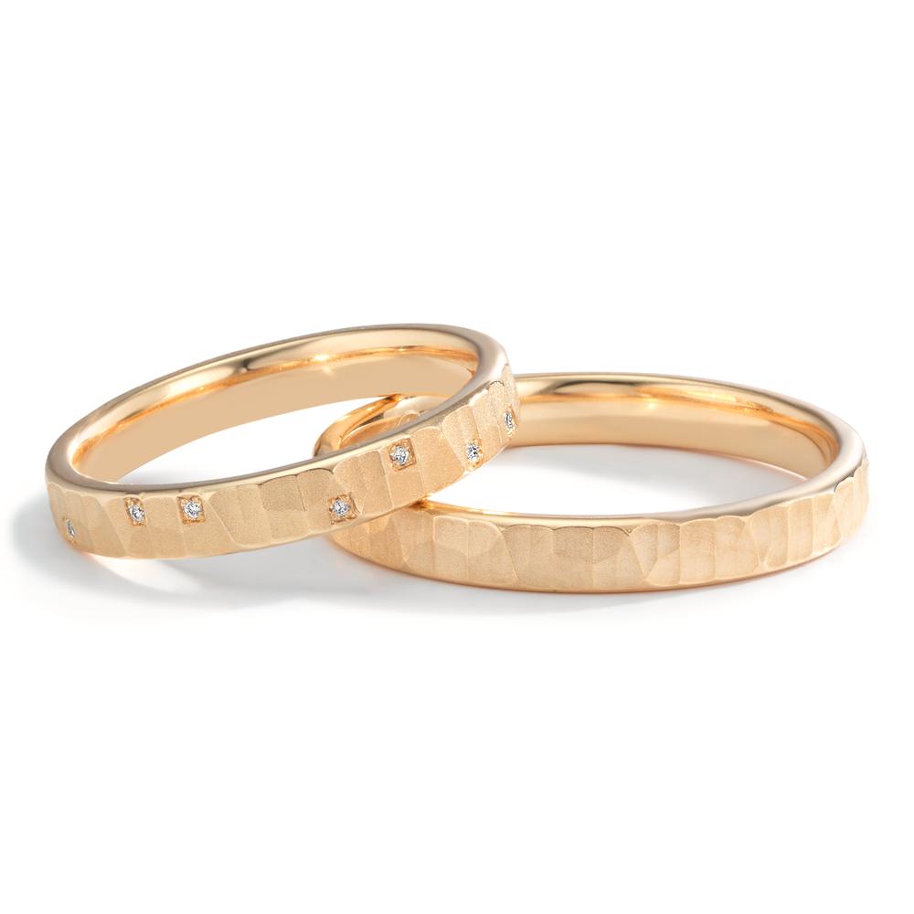 Partnerring 750/18K roségoud