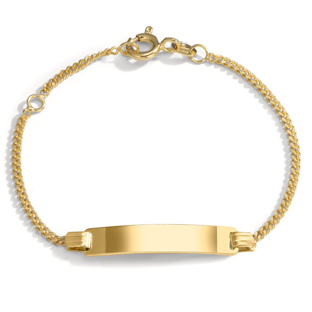 Graveer armband 585/14K geel goud 12-14 cm