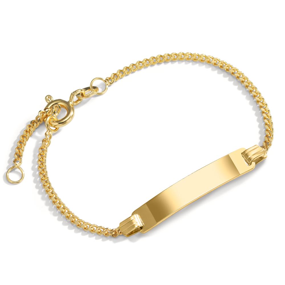 Graveer armband 585/14K geel goud 12-14 cm