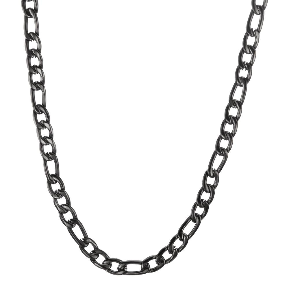 Collier Roestvrijstaal Zwart IP-gecoat 50 cm