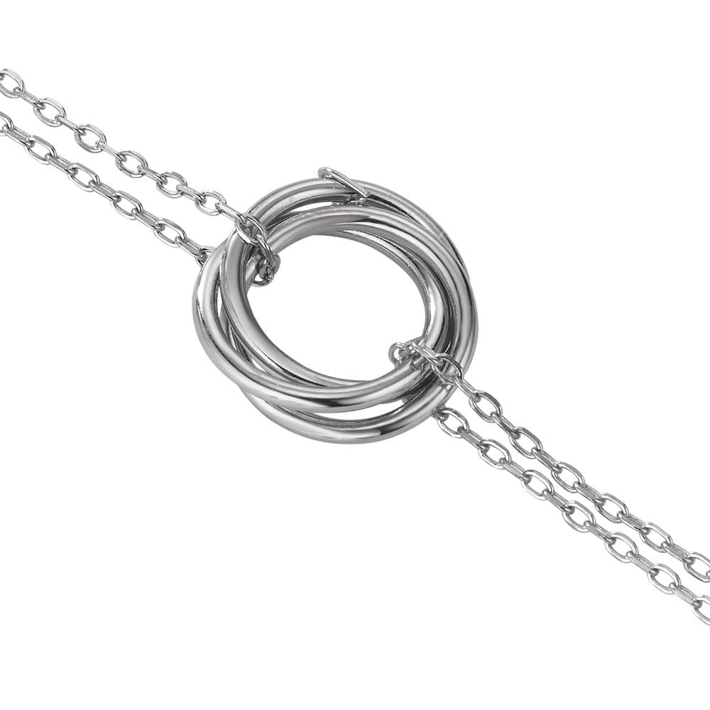 Collier Zilver Gerhodineerd 40-45 cm