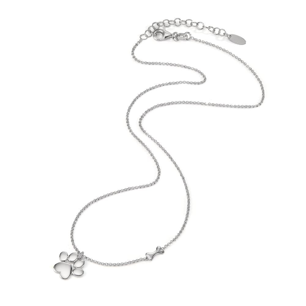 Collier Zilver Gerhodineerd Poot 40-44 cm