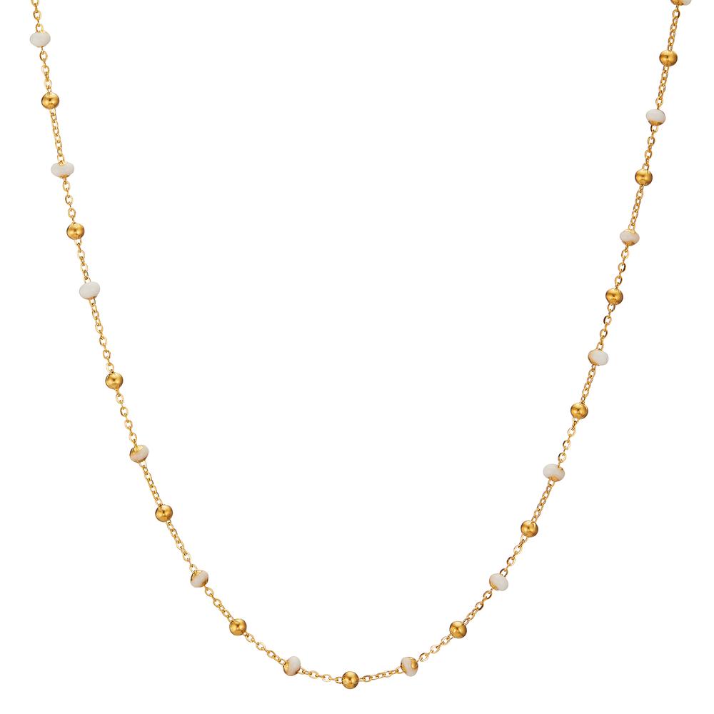 Collier 750/18K geel goud Geëmailleerd 42 cm