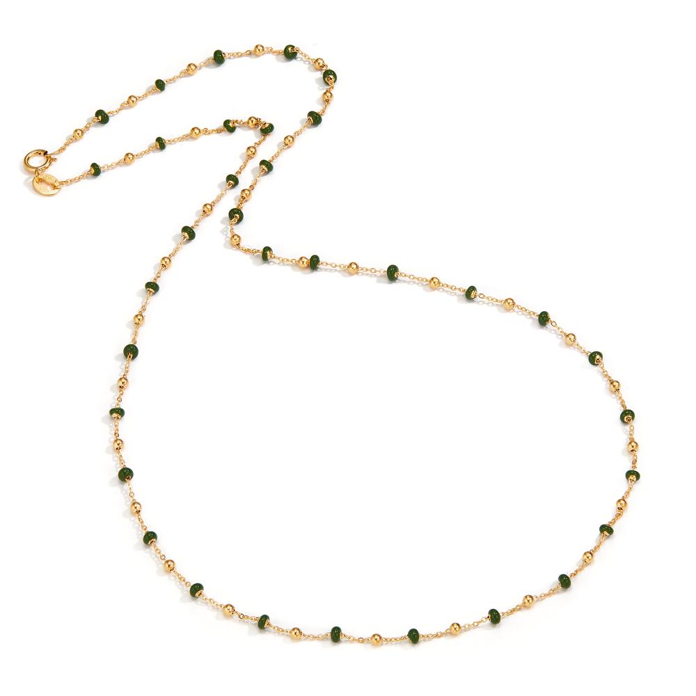 Collier 750/18K geel goud Geëmailleerd 42 cm