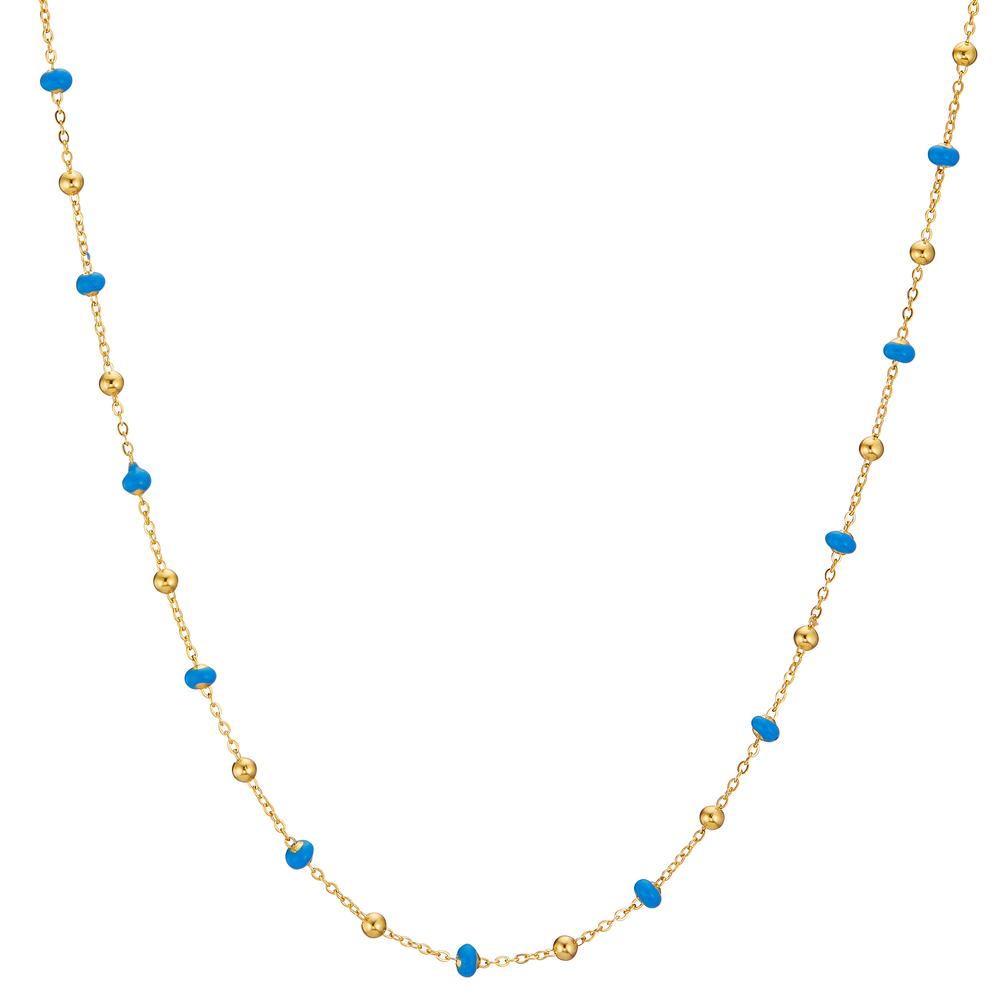 Collier 750/18K geel goud Geëmailleerd 42 cm