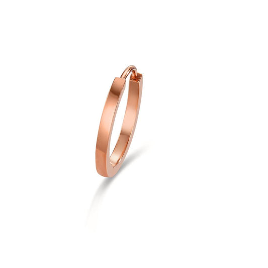 Scharnier oorring 1 stuk Titanium Rosé IP-gecoat