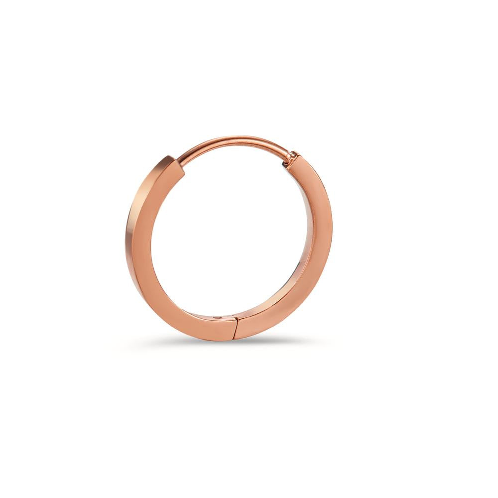 Scharnier oorring 1 stuk Titanium Rosé IP-gecoat