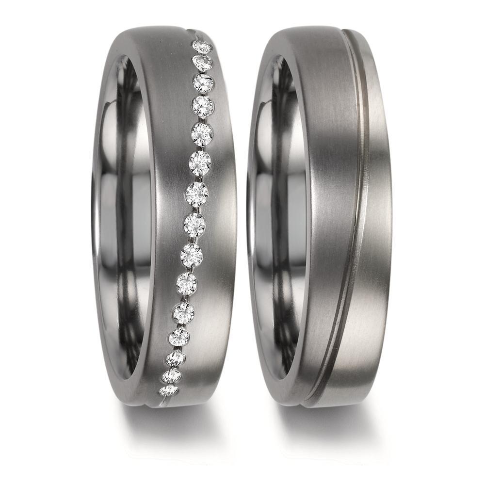 Partnerring 999 Tantaal, 950 Platina