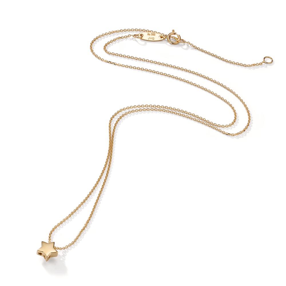 Collier 585/14K geel goud Ster 39-42 cm