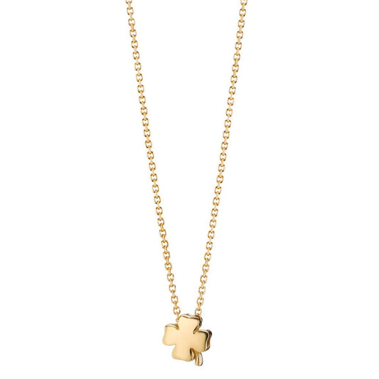 Collier 585/14K geel goud Klaver 39-42 cm