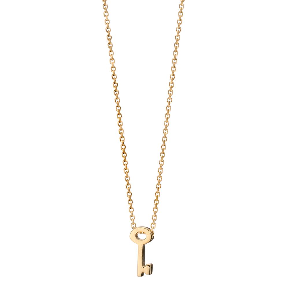 Collier 585/14K geel goud Sleutel 39-42 cm