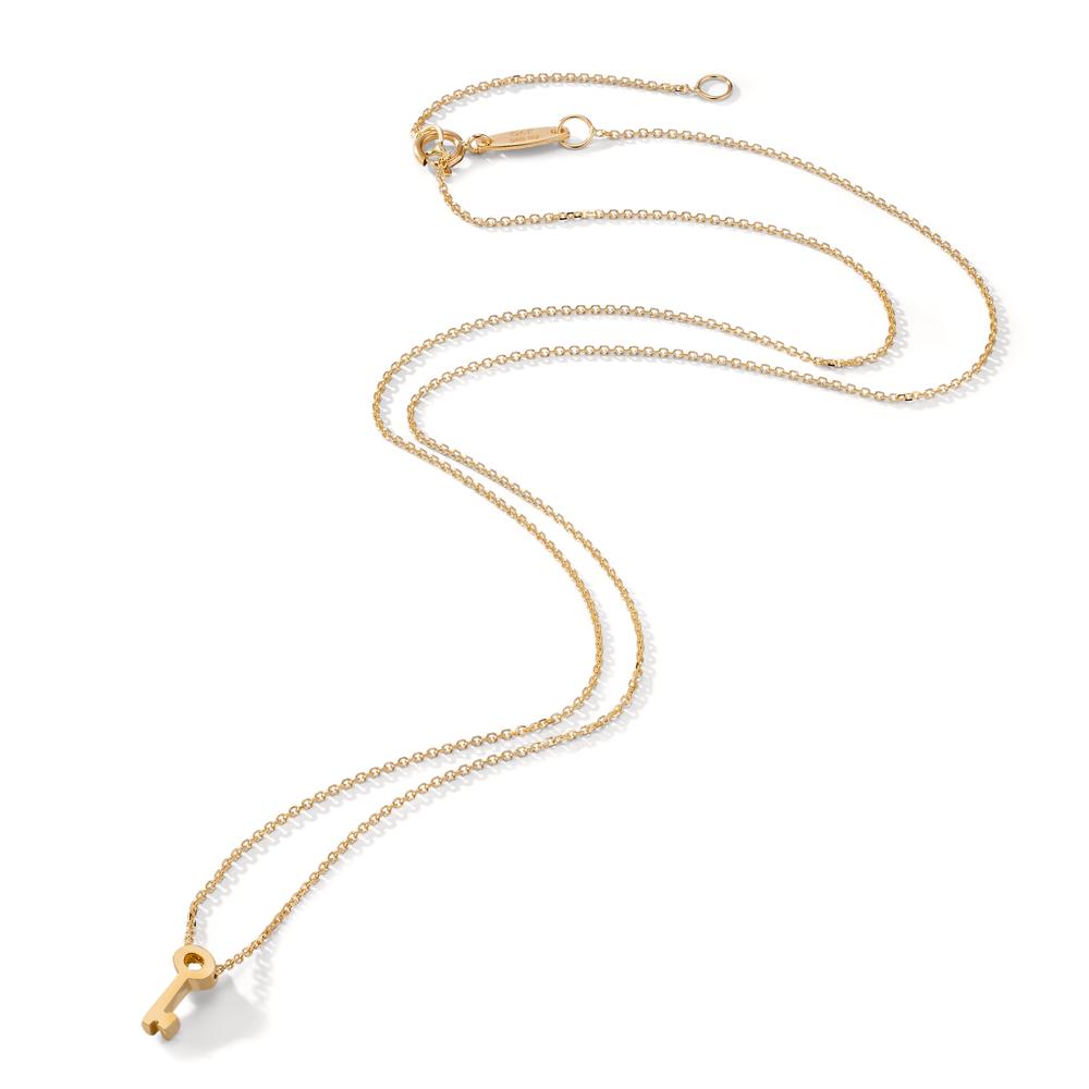 Collier 585/14K geel goud Sleutel 39-42 cm