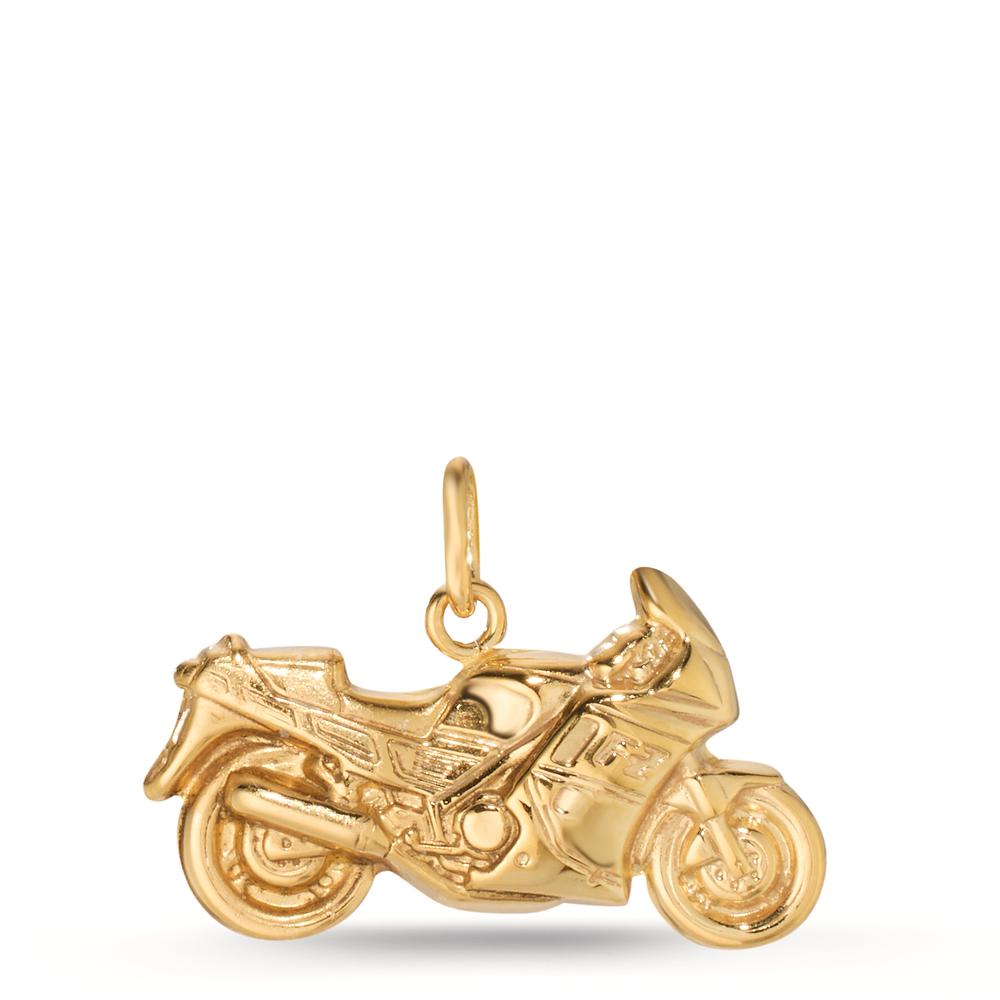 Hanger 375/9 krt geel goud Bi-color Motorfiets