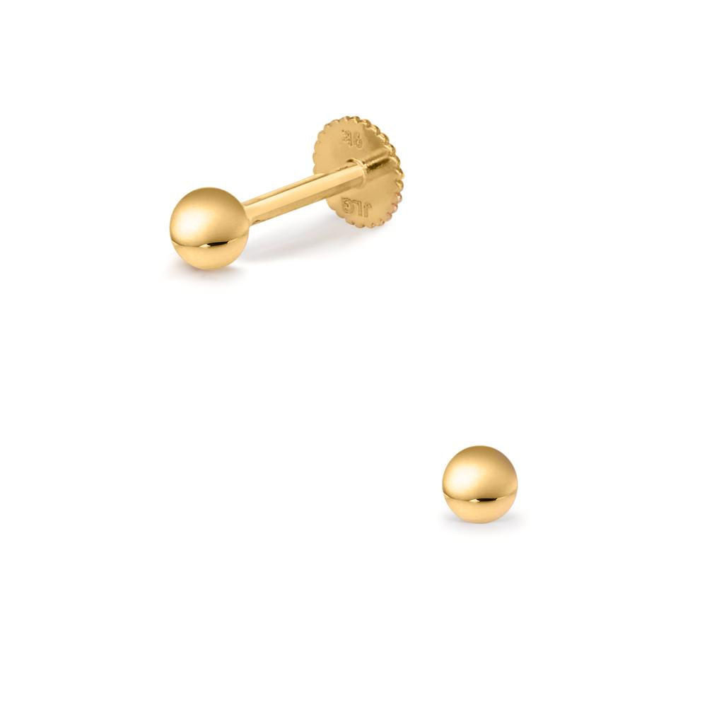 Piercing 375/9K geel goud Ø3 mm