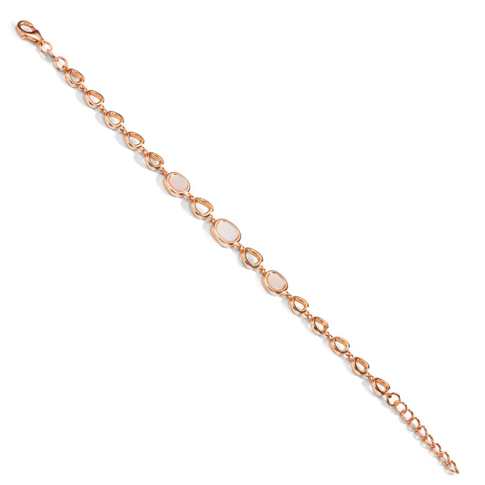 Armband Zilver Rosé Verguld Parelmoer 16-19 cm